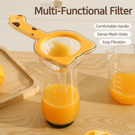 Fine mesh strainer with versatile functions