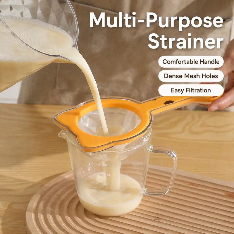 Fine mesh strainer with versatile functions