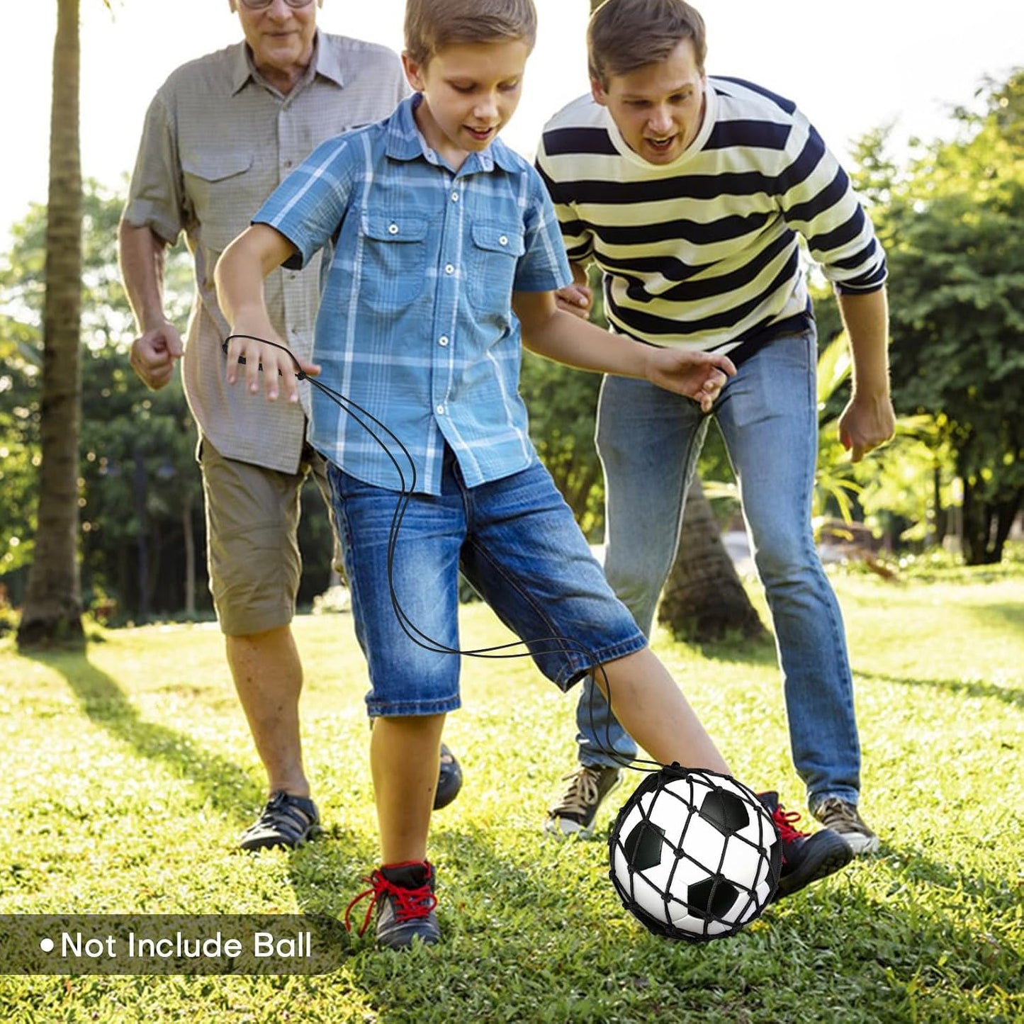 Soccer Kick Trainer 2 Psc with Return Net