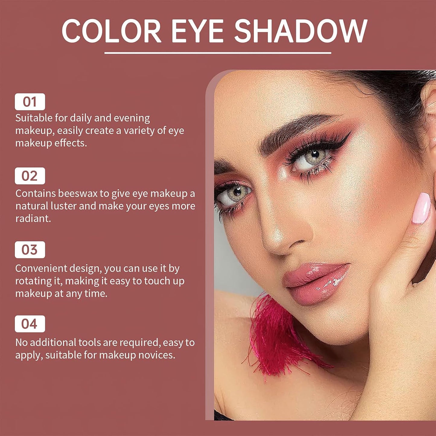 6 Color Eyeshadow Stick Set